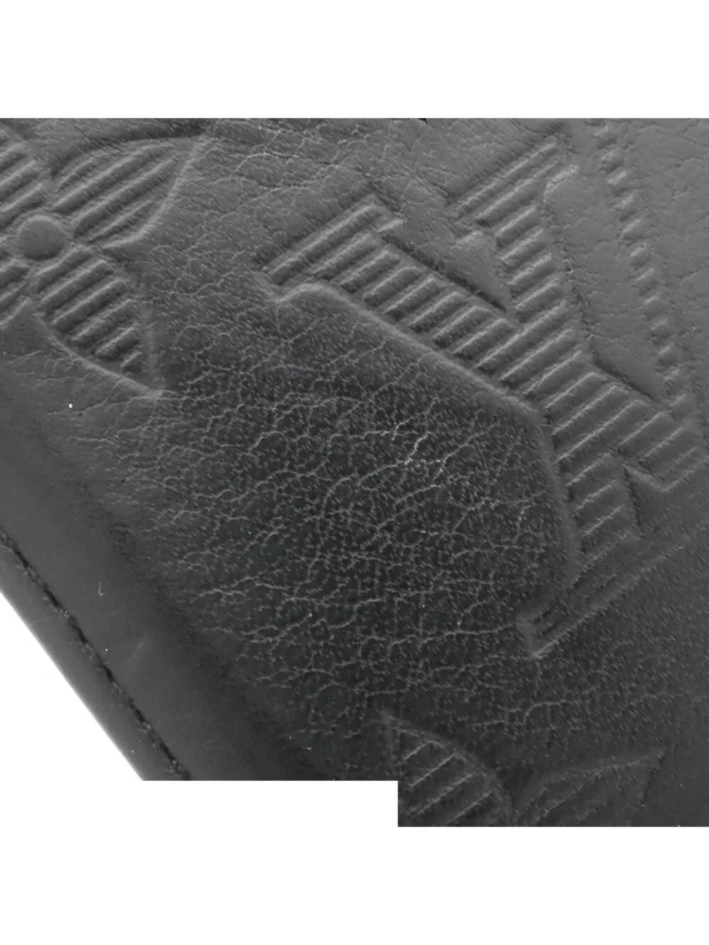 Louis Vuitton Card Case Magnet Black Monogram Shadow